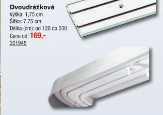 Záclonová kolejnička
