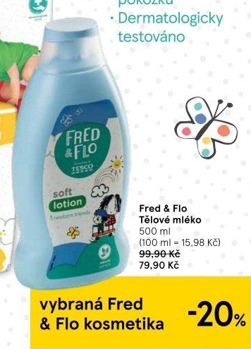 Dětské tělové mléko Fred&amp