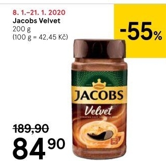 Instantní káva Jacobs Velvet