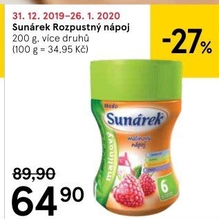Instantní nápoj Sunárek