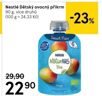 Ovocná kapsička Bio Naturnes Nestlé