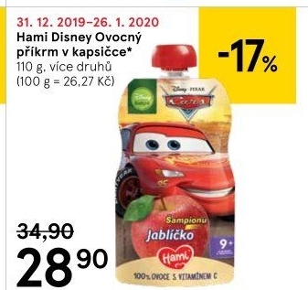 Ovocná kapsička Hami