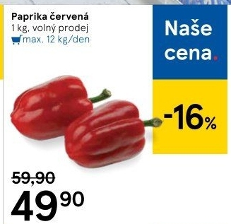 Paprika červená