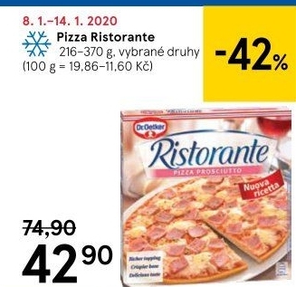 Pizza mražená Ristorante Dr. Oetker