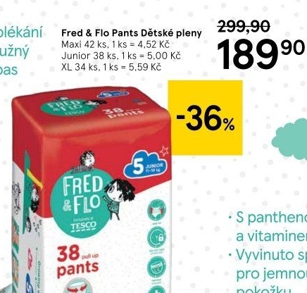 Pleny dětské Pants Fred&amp