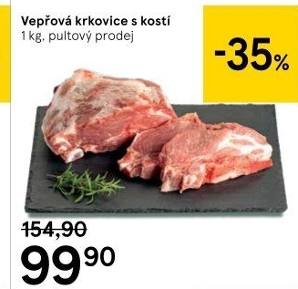 Vepřová krkovice s kostí