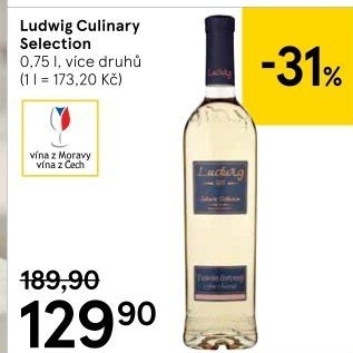 Vína Culinary Collection Vinařství Ludwig - přívlastková
