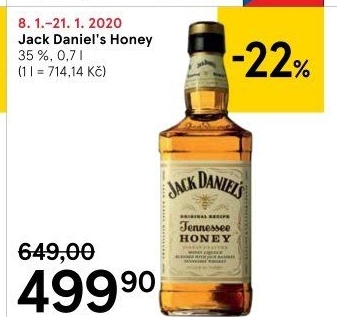 Whisky Honey Jack Daniel'