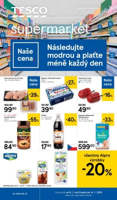 akční leták Tesco 8.1.2020-14.1.2020