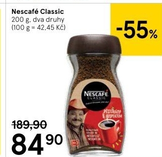 Instantní káva Nescafé Classic