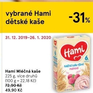 Kaše mléčná Hami