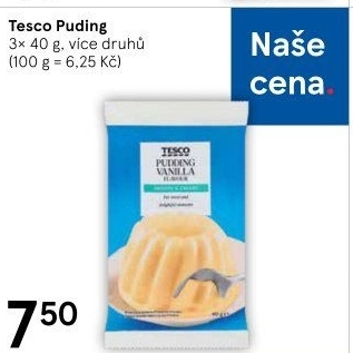 Pudink Tesco