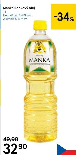 Řepkový olej Manka Fabio
