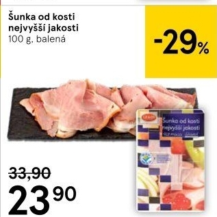 Šunka od kosti nejvyšší jakosti LE&amp