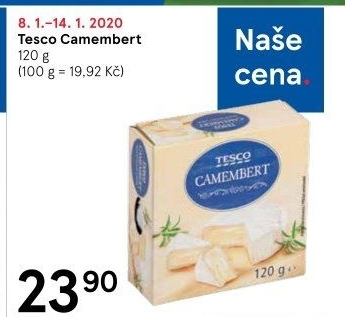 Sýr Camembert Tesco