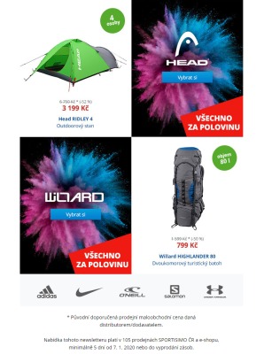 akční leták Sportisimo 8.1.2020-13.1.2020