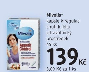 Doplněk stravy kapsle k regulaci chuti k jídlu Mivolis Das Gesunde Plus