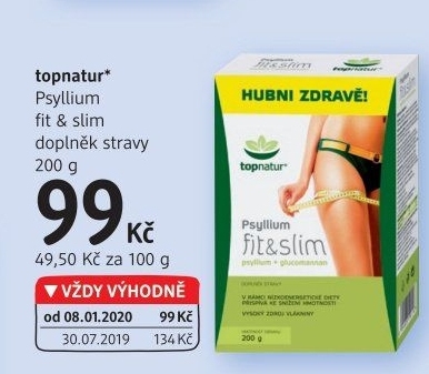 Doplněk stravy psyllium Fit&amp
