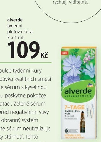 Kúra pleťová týdenní Alverde