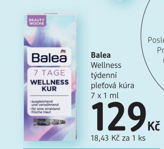 Kúra pleťová Wellness Balea
