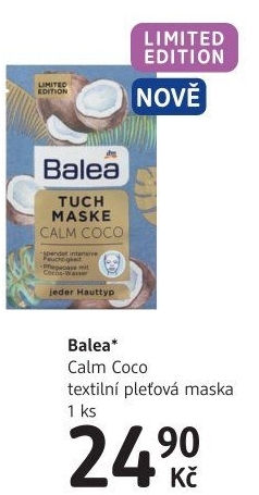 Maska pleťová textilní Balea