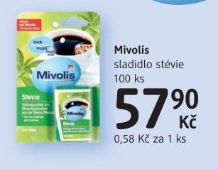Sladidlo Stevia Mivolis Das gesunde Plus