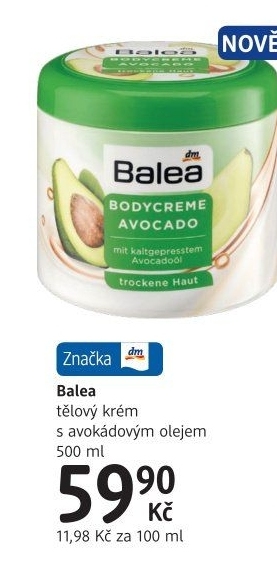 Tělový krém Balea