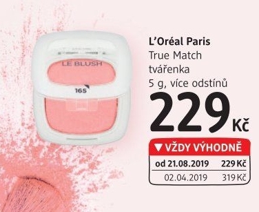 Tvářenka True Match L'