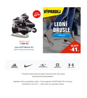 akční leták Sportisimo 9.1.2020-14.1.2020