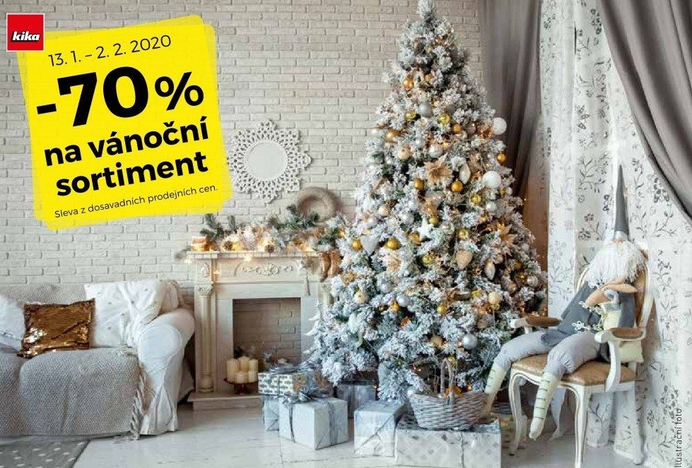 70% na vánoční sortiment