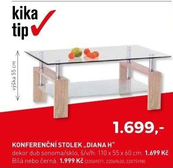 Konferenční stolek Diana H