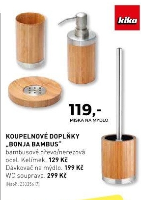 Koupelnové doplňky Bonja bambus