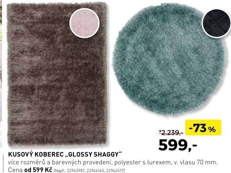 Kusový koberec Glossy Shaggy