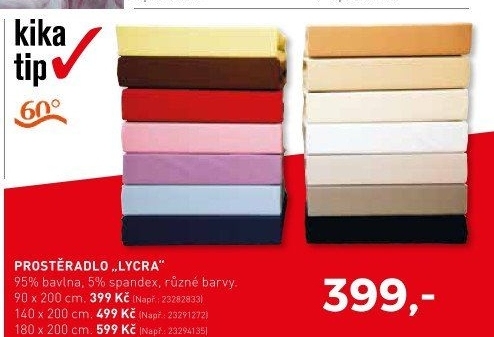 Prostěradlo Lycra