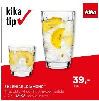 Sklenice Diamond