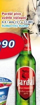 Pivo světlé výčepní 10° Pardál
