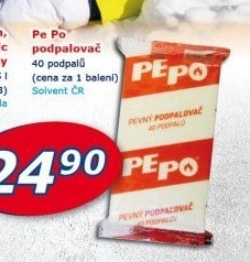 Podpalovač pevný Pe-Po