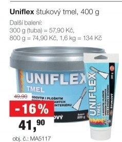 Akrylátový tmel štukový Uniflex