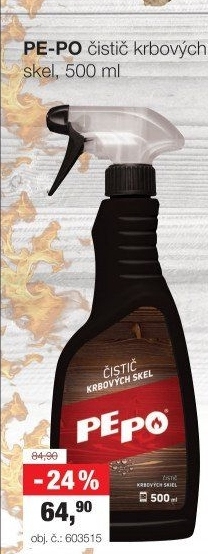 Čistič krbových skel Pe-Po
