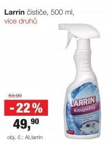 Čističe ve spreji Larrin