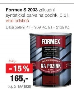 Formex základ na pozink