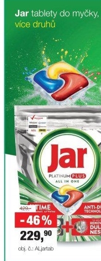 Kapsle do myčky Jar