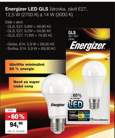 LED žárovka Energizer