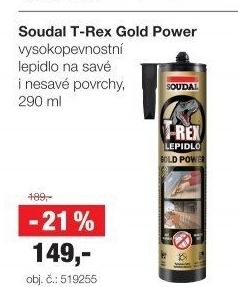 Lepidlo Gold Power T-Rex Soudal