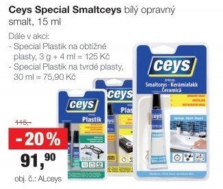 Lepidlo na obtížné plasty Ceys
