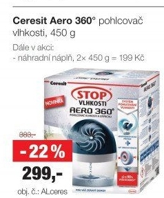 Pohlcovač vlhkosti Aero 360° Ceresit
