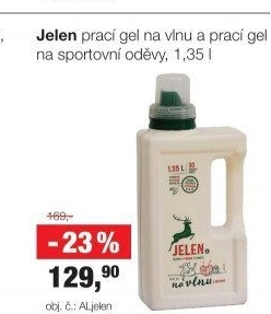 Prací gel na sportovní prádlo Jelen