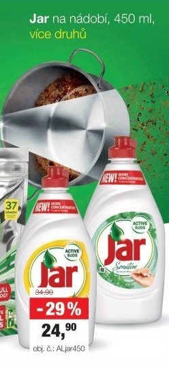 Prostředek na nádobí Jar
