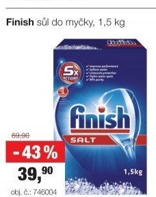 Sůl do myčky Finish
