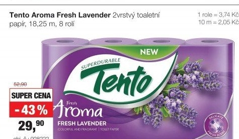 Toaletní papír 2vrstvý Tento